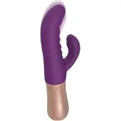 Love to love Sassy Bunny - oplaadbare, stuwende vibrator (paars)