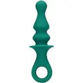 Loveline LOVE038GRN - Pawn Shaped Anal Vibrator - Peacock Plume