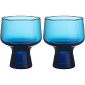 Iittala Solare Beker 29 Cl Pak Van 2 - Drinkglazen Glas Electric Blue - 1079495