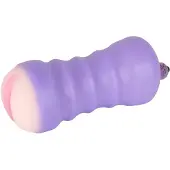 You2Toys – Gina’s Zijdezachte Vagina Masturbator met Losse Vibratie Kogel – 14 cm - beige