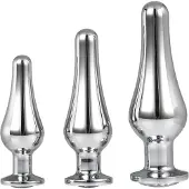 Dream Toys Buttplug Gleaming Love Pleasure Set - Zilver