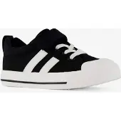Scapino Canvas kinder sneakers zwart wit maat 24