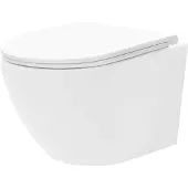 REA - Hangende toiletpot - Carlo Mini Tornado Flat Pro - Wit - 49X36,5X37CM