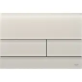 Tece Square II drukplaat gesatineerd glas beige