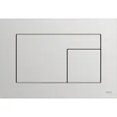 Tece Bedieningsplaat velvet met duospoeltechniek grigio efeso