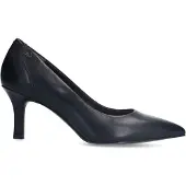 No Stress Zwarte leren klassieke pumps | Maat 37