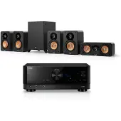 Teufel ULTIMA 20 Surround + Yamaha RX-V4A "5.1-Set" Home cinema Zwart