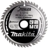 Makita Ø 136mm Asgat 20mm 45T Cirkelzaagblad voor Hout | Efficut - E-12136