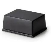 Continenta botervlootje, voor 250 g boter, blik, boteropslag, botervlootje, boterreservoir, keramiek, zwart, 3726