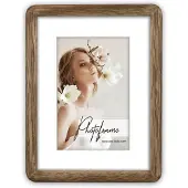 Zep - Houten Fotolijst Gressan Bruin met Passe-Partout voor foto 13x18 / 18x24 - BC18P