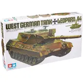 Tamiya Modelbouwpakket Militaire voertuigen - 35112 BW MBT Leopard 1A4 with 1 Figure Plastic - 1:35 - Modelbouw