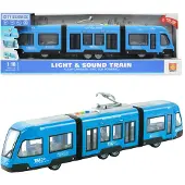 Askato Blauwe Tram 1:16 met Licht & Geluid