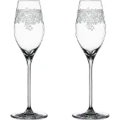 Spiegelau Arabesque Champagneglas Pak Van 2 30 Cl - Champagneglazen Kristalglas Clear - 4192269