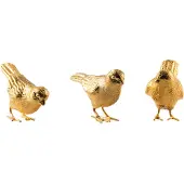 Pols Potten Sparrows Gold (Set van 3)