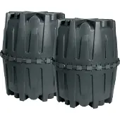 Garantia HERKULES verzamelput 3200 L zwart, incl. steunbuis en DIBt-goedkeuring