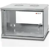 Techly Wall Rack Cabinet 19 6U prof. 320 Grey Assembled I-CASE EL-1006G32
