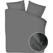 Yellow Suites Dekbedovertrek Linnen - Beluga Grey 140 x 200/220 cm