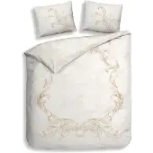 Heckett & Lane Heckettlane Lauren Dekbedovertrek 240x220 Off-White Katoen Satijn