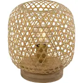 Globo Lighting Rotan vloerlamp Mirena 27cm hoog