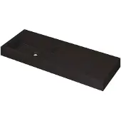 Ink Wastafel momento 1200x450x90 mm quartz zwart 3421245