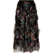 Apricot Rok gemengde kleuren / zwart