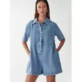 St MRLO Jumpsuit 'DENIM PLAYSUIT' blauw denim