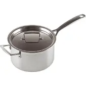 Le Creuset Magnetik steelpan met deksel, 20 cm, 3,8L