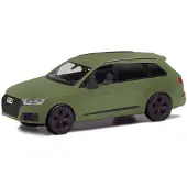 Herpa Audi Q7 Geblindeerde Ramen, Olijf Groen