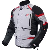 Rukka Madagasca-R Zwart Grijs Rood Textiele Motorjas Maat 58