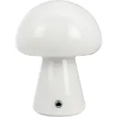 Dyberg Larsen Tafellampe , Morkel Mushroom, dimbare, Wit, Woonkamer, Glas, Scandinavisch