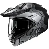 HJC i80 Velly Zwart Grijs Adventure Motorhelm Maat M