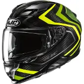 HJC F71 Carbon Nevio Zwart Groen Geel Integraalhelm Maat S