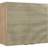 Vicco Fame-Line Glazen keukenkast – 80 cm Eiken paneel