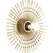 Brilliant Wandlamp Mendoza Goud E27