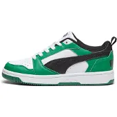 Puma Rebound V6 Lo sneakers, Groen/Zwart/Wit, Maat 35,5