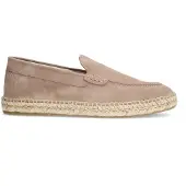 Manfield Beige suède espadrilles | Maat 45