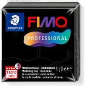 Staedtler professional - ovenhardende boetseerklei - blok 57 gr - zwart