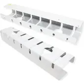 Roline kabelgoot, voor montage onder bureau (2 stuks), wit