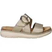 Remonte Slippers goud Synthetisch Maat 42