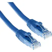 Intronics Cat6A UTP-kabel, 0,5 meter, met RJ-45 connectoren aan beide uiteinden, blauw