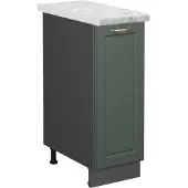 Vicco Apotheekkast Fame-Line Groen-Goud Landhuis 30 cm , WB Marmer, Model 46848