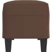 vidaXL Bankje 100x35x41 cm kunstleer bruin