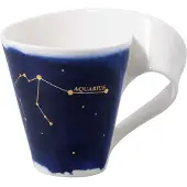 Villeroy & Boch NewWave Sterren Waterman, Kopje, Blauw, Wit, Zwart