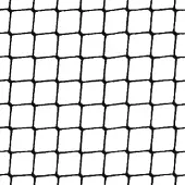 Ungeziefershop Vogelnet 10 X 10 Meter Zwart (maaswijdte: 19mm) Tegen Vogels