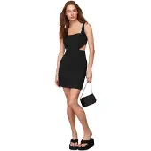 Trendyol TRENDYOLMİLLA Dames Zwart Effen Kort / Mini Mouwloos Casual A-lijn Jurken