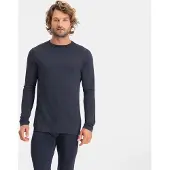 Nomad Tech Thermal Longsleeve Heren | Donkergrijs | S | Warme baselayer | Merinowol en polyester mix | Thermische regulatie en vochttransport | Anti-geur