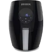 Brock Electronics Digitale Airfryer 3.5 Liter 1200W PFAS Vrij - Heteluchtfriteuse - Zwart - 6 Automatische Programma's