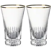Villeroy & Boch Longdrinkglas, set van 2 stuks Grand Royal Gold, Drinkglazen, Goud, Transparant