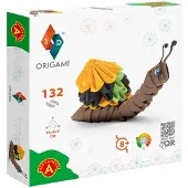 Alexander 3D Model Origami Slak- Papier