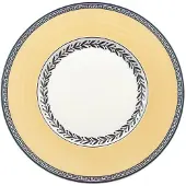 Villeroy & Boch 6x Villeroy & Boch Audun Fleur, Bord, Geel, Grijs